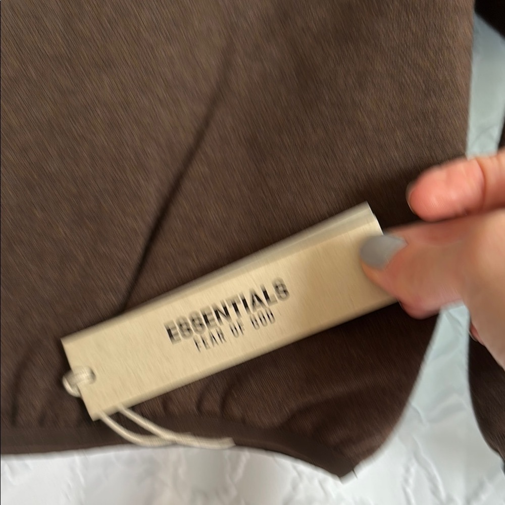 Fear of God Essentials Brown Sweatshirt